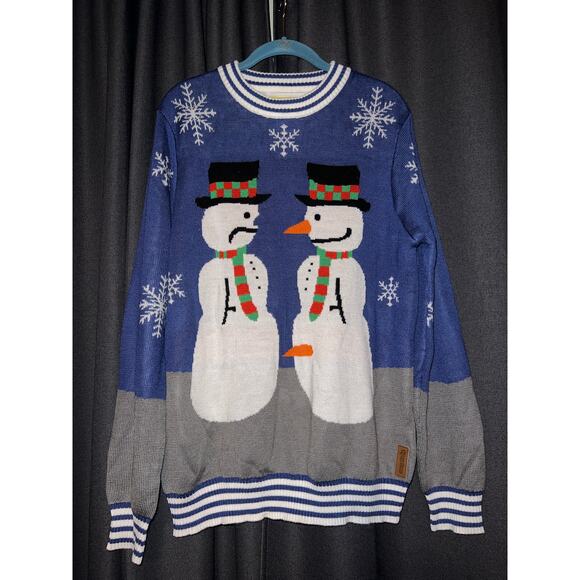 Ugly Christmas Sweater Sweaters - Ugly Christmas Sweater Xmas Size Large Tipsy Elves